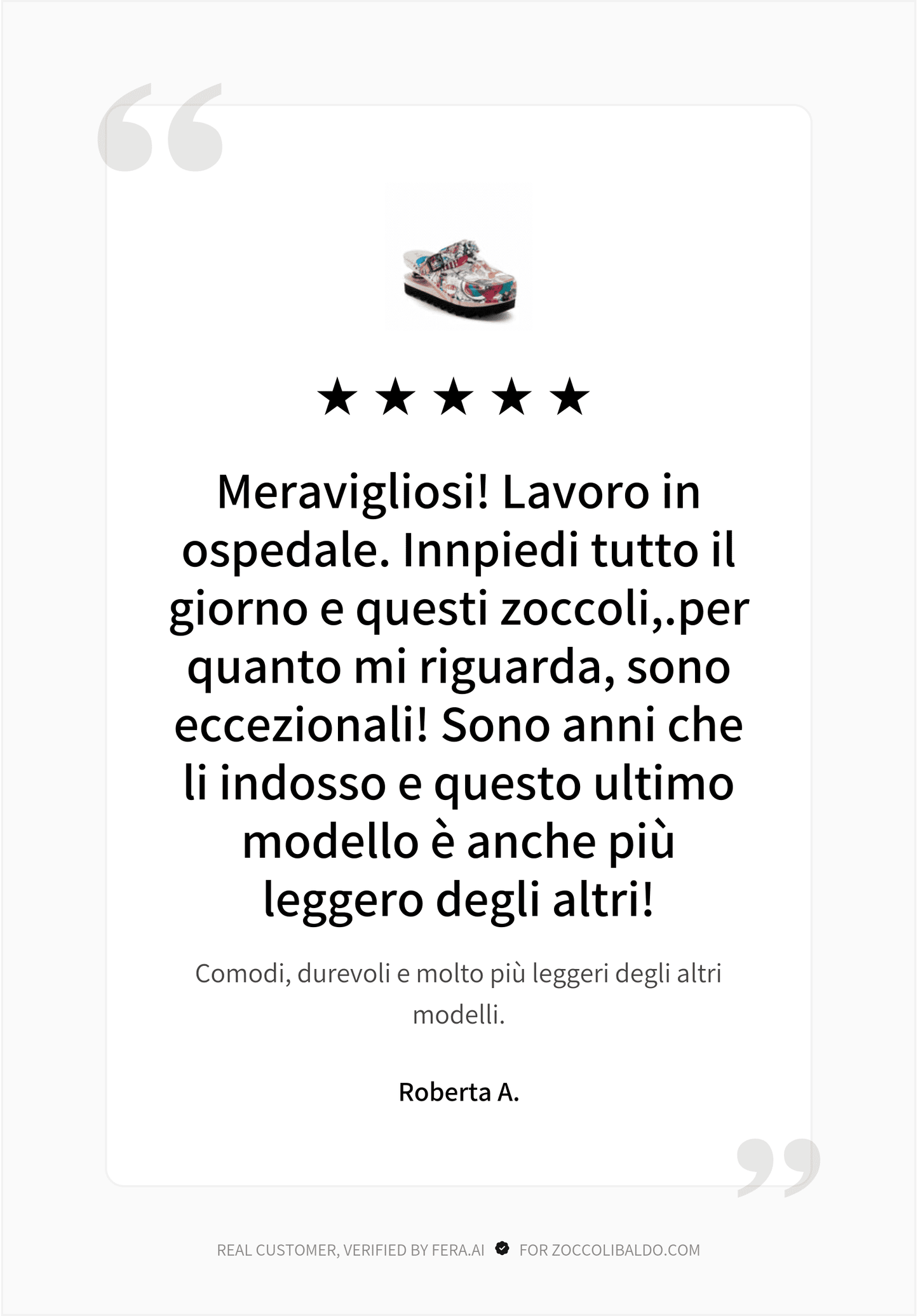 Zoccoli con molla Baldo 23-19 fumetto