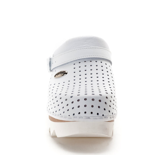 Zoccoli con molla Baldo 23-13 bianco - Zoccoli con molla Baldo