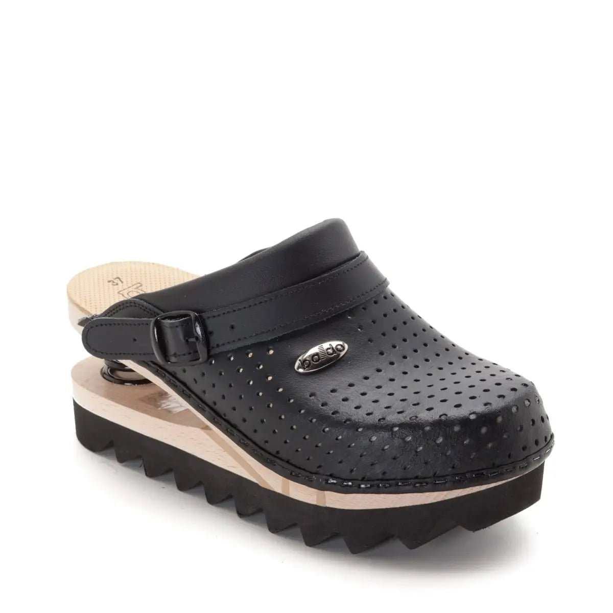 Zoccoli con sales molla nel tacco