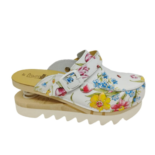 Zoccoli con molla Baldo 23-19 fiorito - Zoccoli con molla Baldo