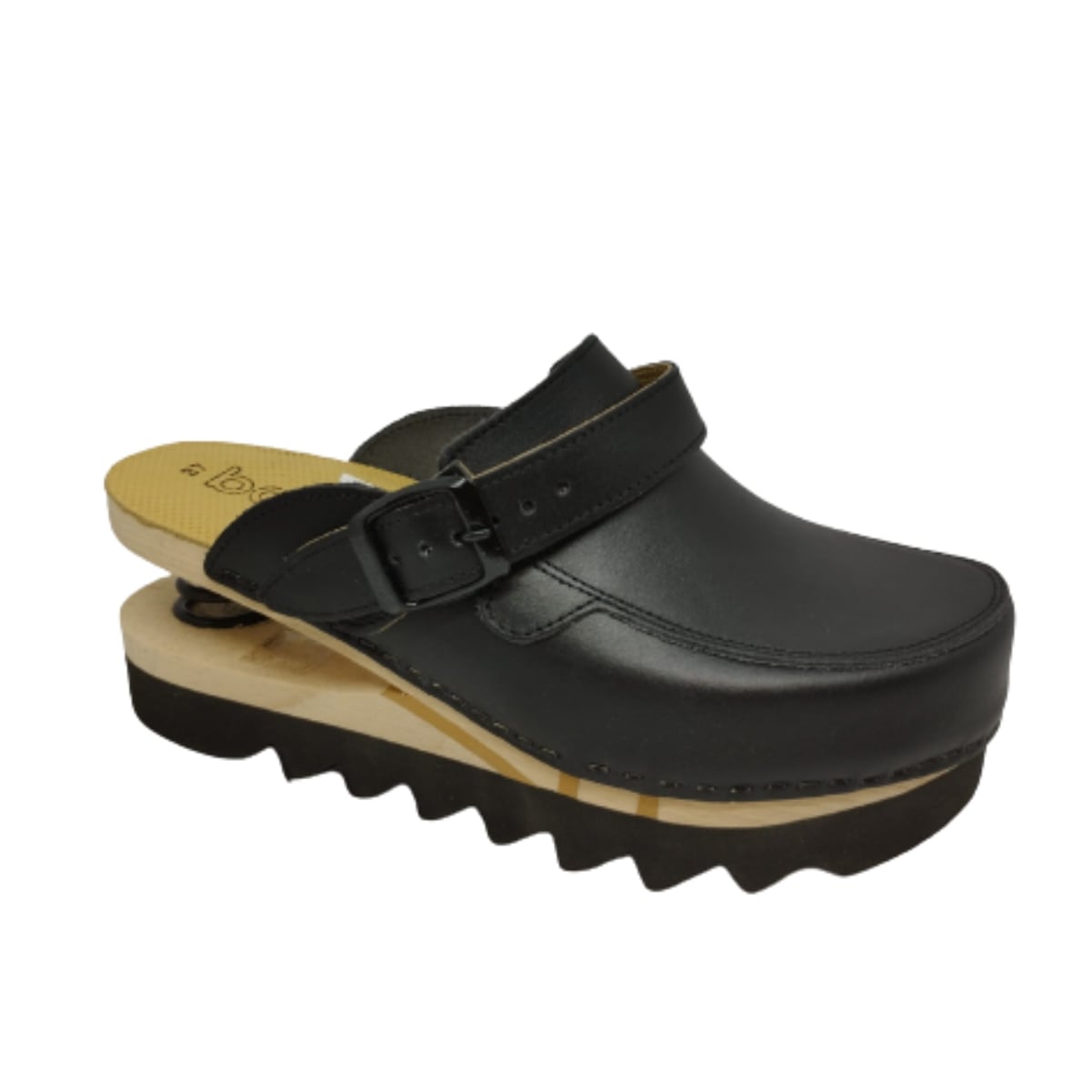 Zoccoli con molla Baldo 23-19 nero - Zoccoli con molla Baldo