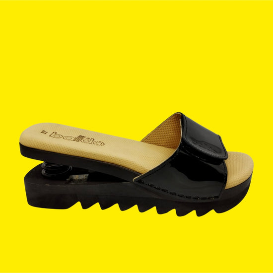 Zoccoli con molla Baldo 24-81 nero vernice - Zoccoli con molla Baldo