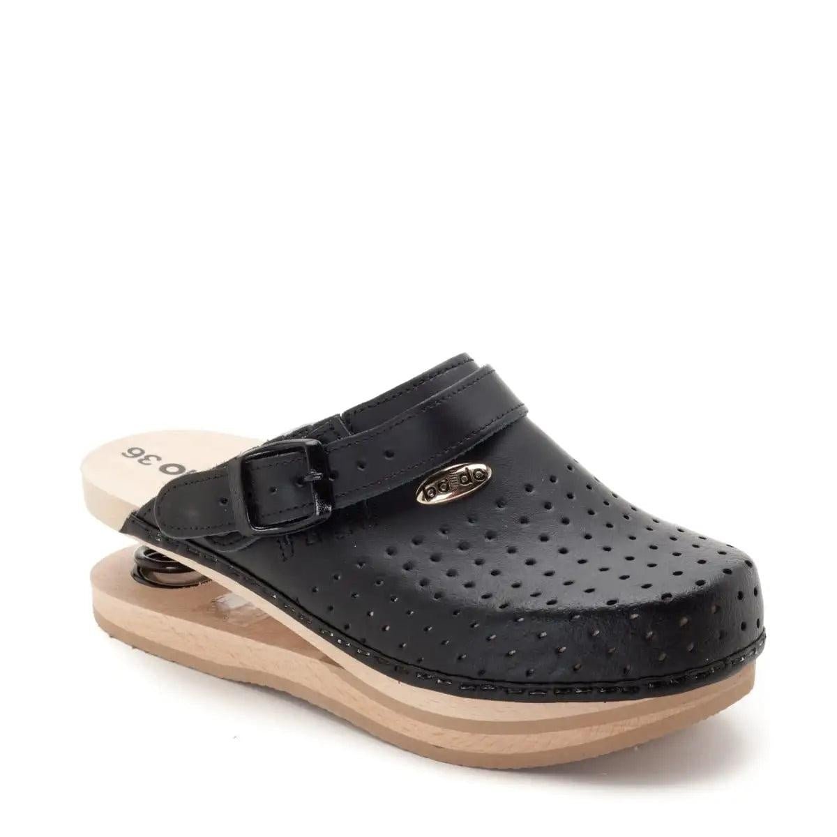 Zoccoli legno sales con molla