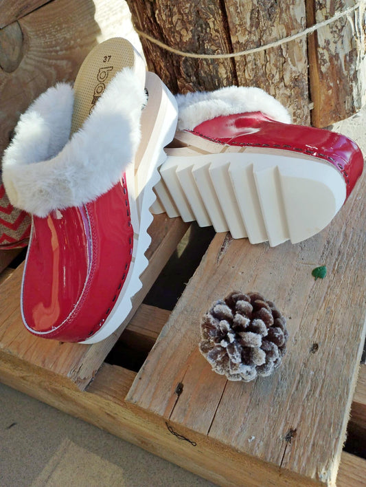 Zoccoli sanitari con molla Baldo 23-001 rosso vernice - Zoccoli con molla Baldo