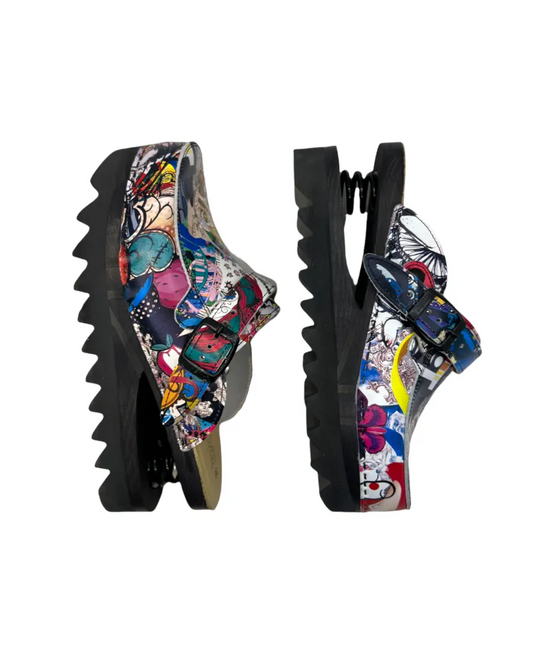 Zoccoli con molla Baldo 23-19 Fumetto Mykonos