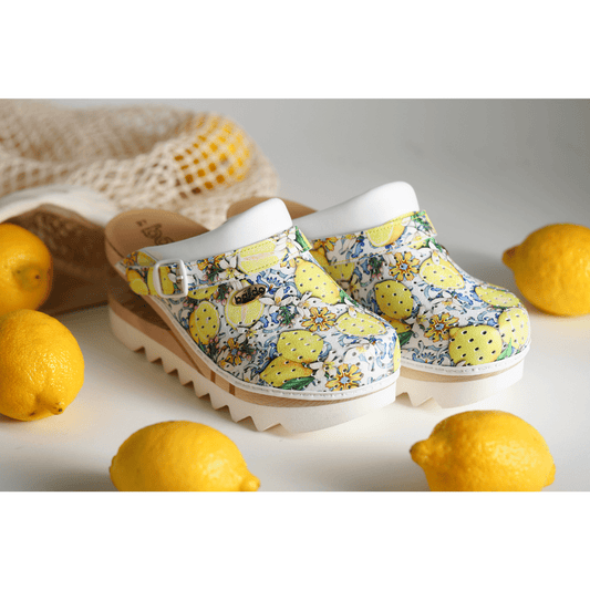Zoccoli con molla Ecopelle Baldo 23-13 Limoni Sicilia