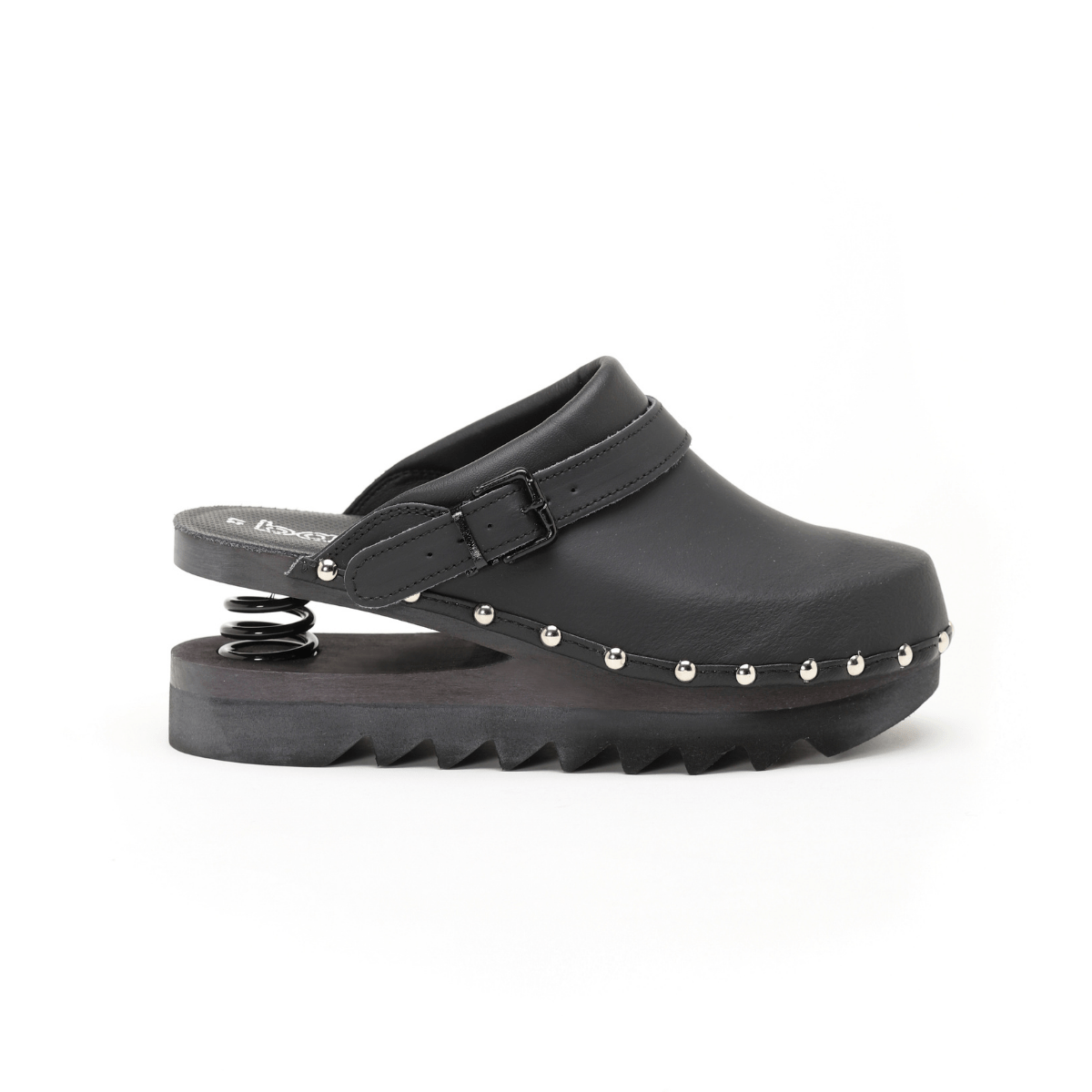 Zoccoli con molla Baldo 25-13 Nero Punk