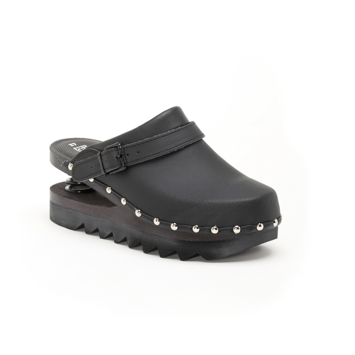 Zoccoli con molla Baldo 25-13 Nero Punk