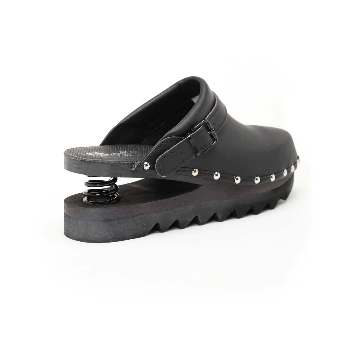 Zoccoli con molla Baldo 25-13 Nero Punk