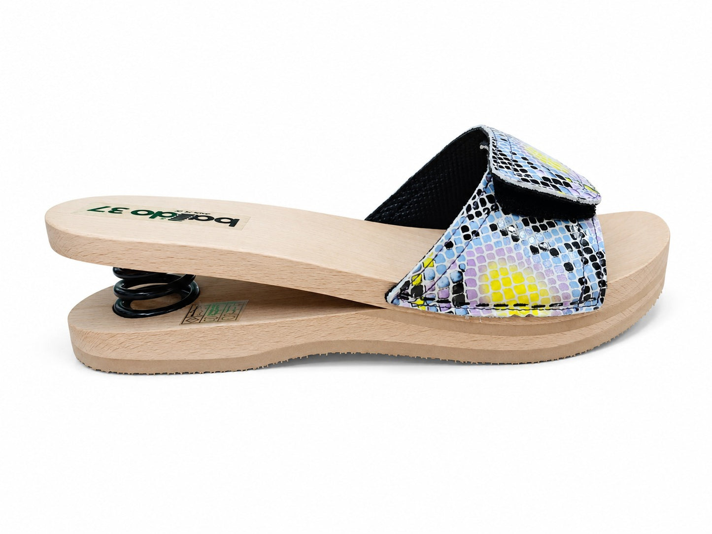 Zoccoli sanitari con molla Baldo 8-01 Indigo Lime