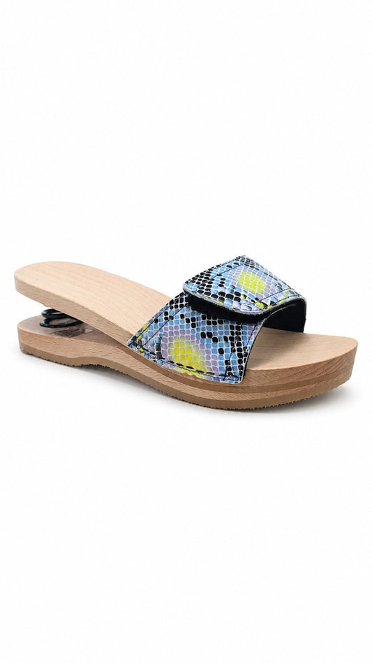 Zoccoli sanitari con molla Baldo 8-01 Indigo Lime