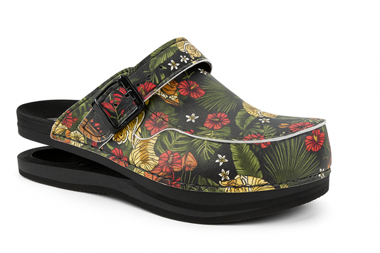 Zoccoli con molla Ecopelle Baldo 5-19 Tigri